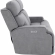 Ashbee Zero Gravity Loveseat with Power Recline, Head Rests & Footrest Ext in Dolphin Grey Fabric